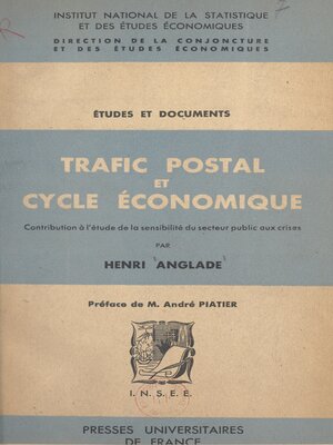 cover image of Trafic postal et cycle économique
